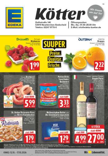Prospekte Edeka - 12.10.2026 - 17.10.2026.