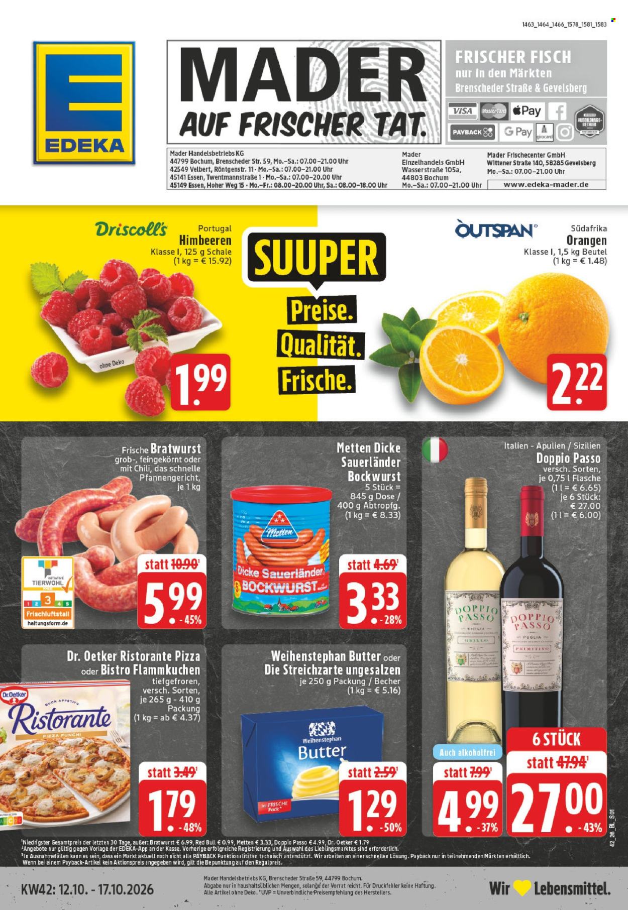 Leták Edeka - 12.10.2026 - 17.10.2026. Strana 1