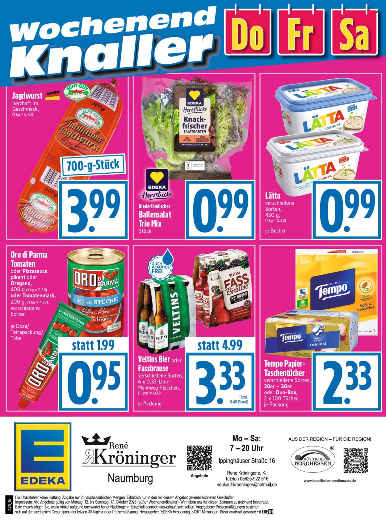 Leták Edeka - 12.10.2026 - 17.10.2026. Strana 16