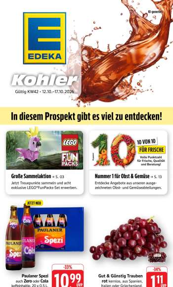 Prospekte Edeka - 12.10.2026 - 17.10.2026.