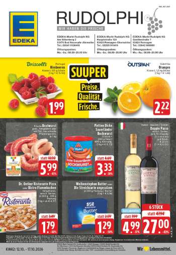 Prospekte Edeka - 12.10.2026 - 17.10.2026.