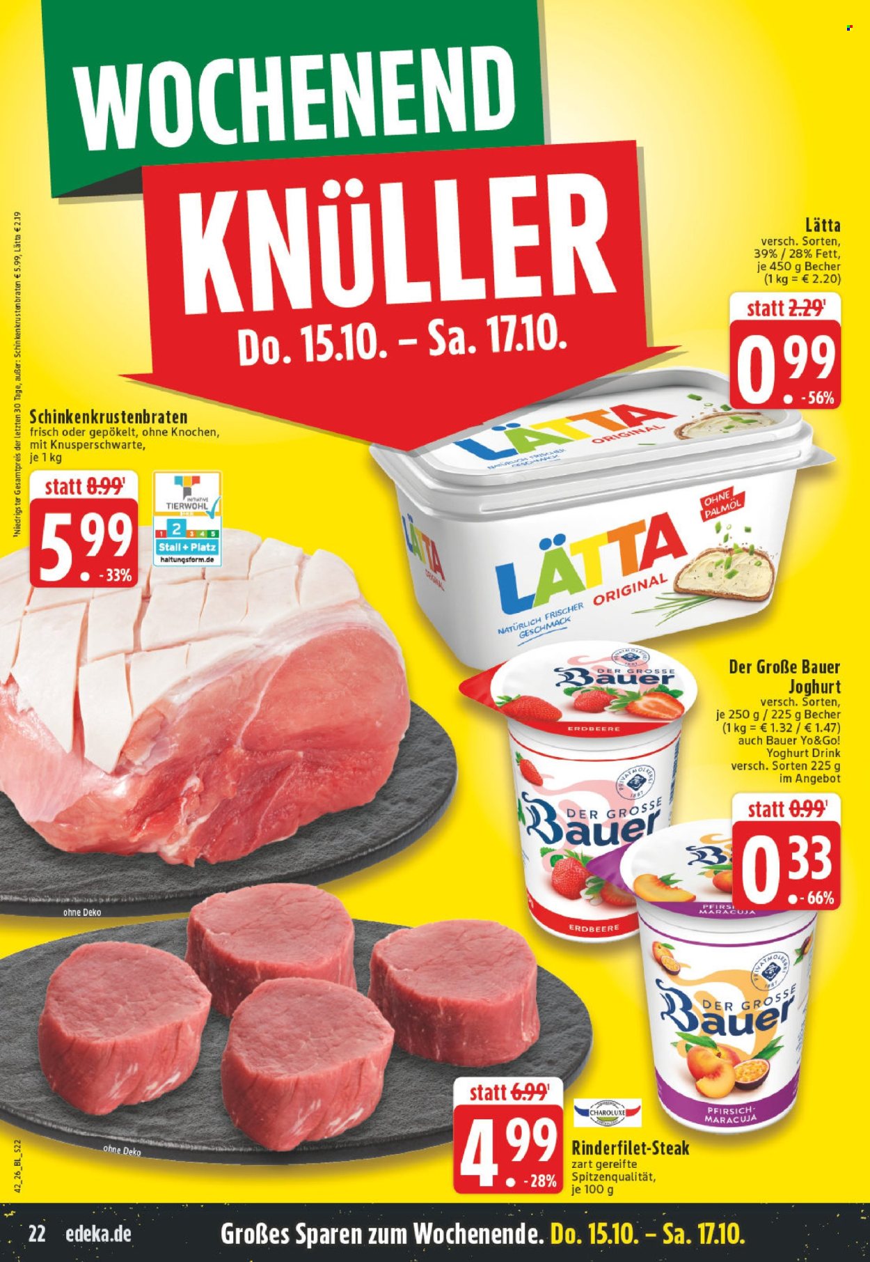 Leták Edeka - 12.10.2026 - 17.10.2026. Strana 22
