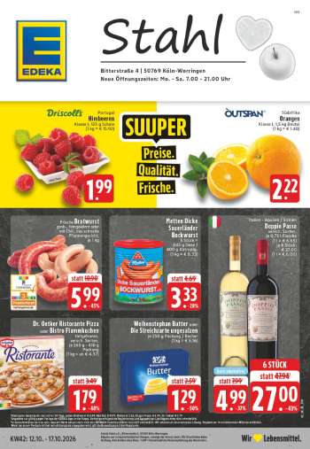 Prospekte Edeka - 12.10.2026 - 17.10.2026.