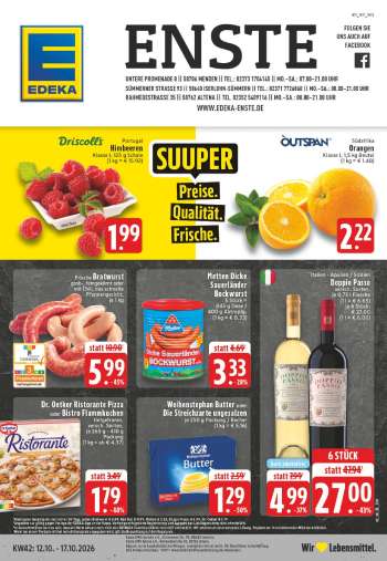 Prospekte Edeka - 12.10.2026 - 17.10.2026.