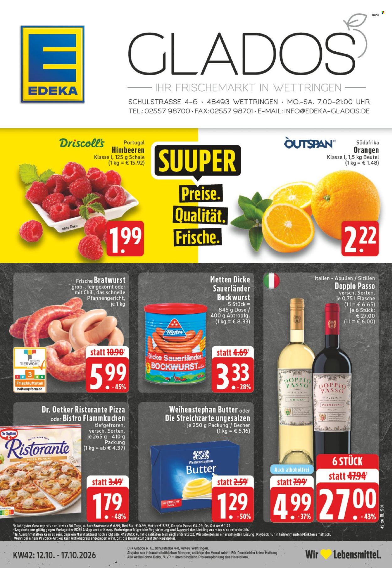 Leták Edeka - 12.10.2026 - 17.10.2026. Strana 1
