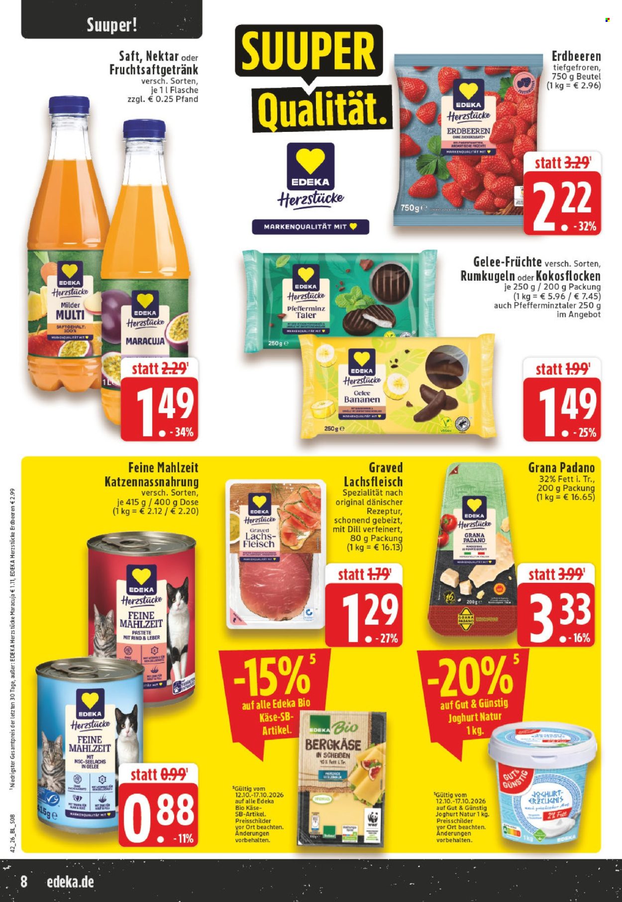 Leták Edeka - 12.10.2026 - 17.10.2026. Strana 8