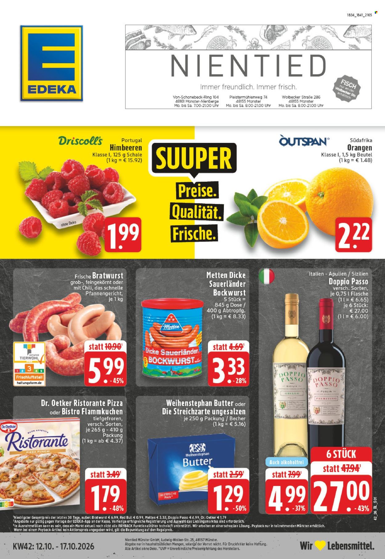 Leták Edeka - 12.10.2026 - 17.10.2026. Strana 1