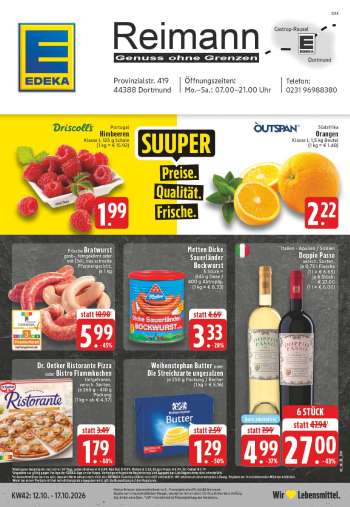 Prospekte Edeka - 12.10.2026 - 17.10.2026.