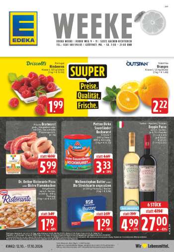Prospekte Edeka - 12.10.2026 - 17.10.2026.