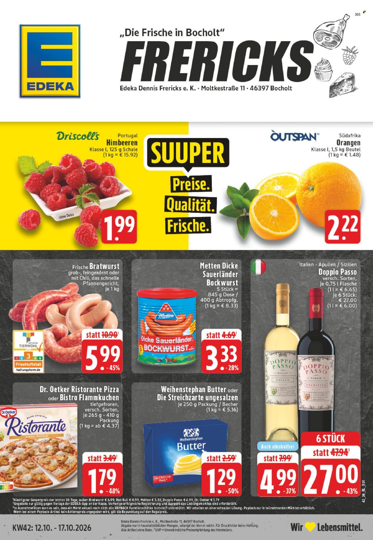 Leták Edeka - 12.10.2026 - 17.10.2026. Strana 1