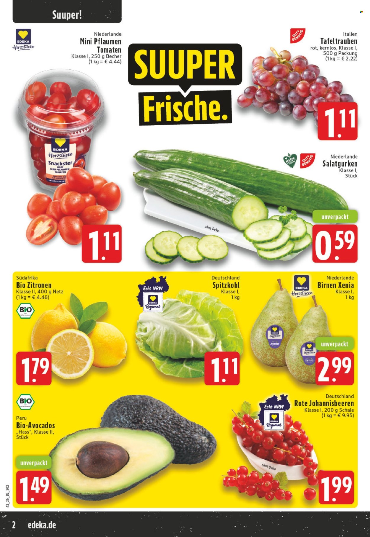 Leták Edeka - 12.10.2026 - 17.10.2026. Strana 2
