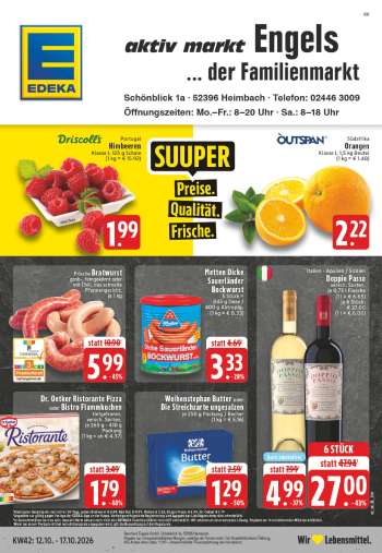 Prospekte Edeka - 12.10.2026 - 17.10.2026.