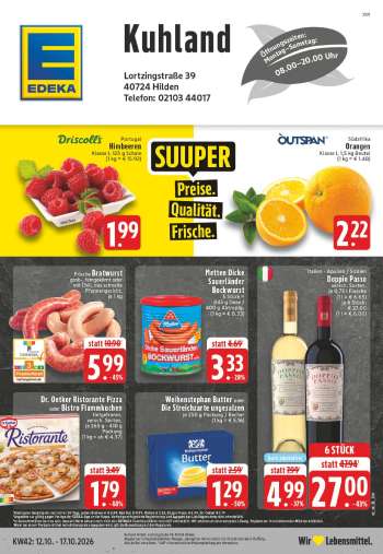 Prospekte Edeka - 12.10.2026 - 17.10.2026.