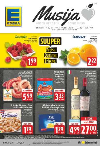 Prospekte Edeka - 12.10.2026 - 17.10.2026.