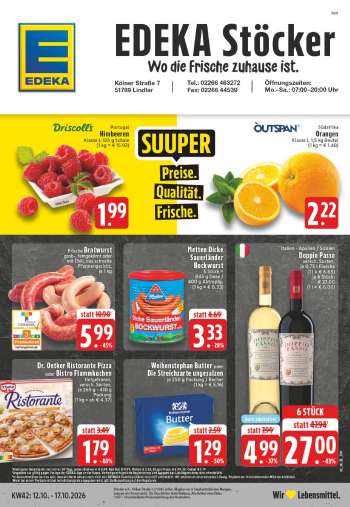 Prospekte Edeka - 12.10.2026 - 17.10.2026.