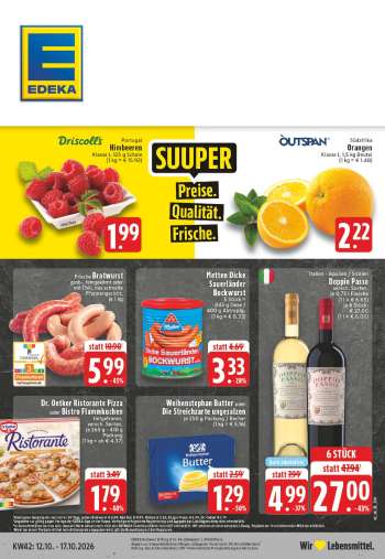 Prospekte Edeka - 12.10.2026 - 17.10.2026.