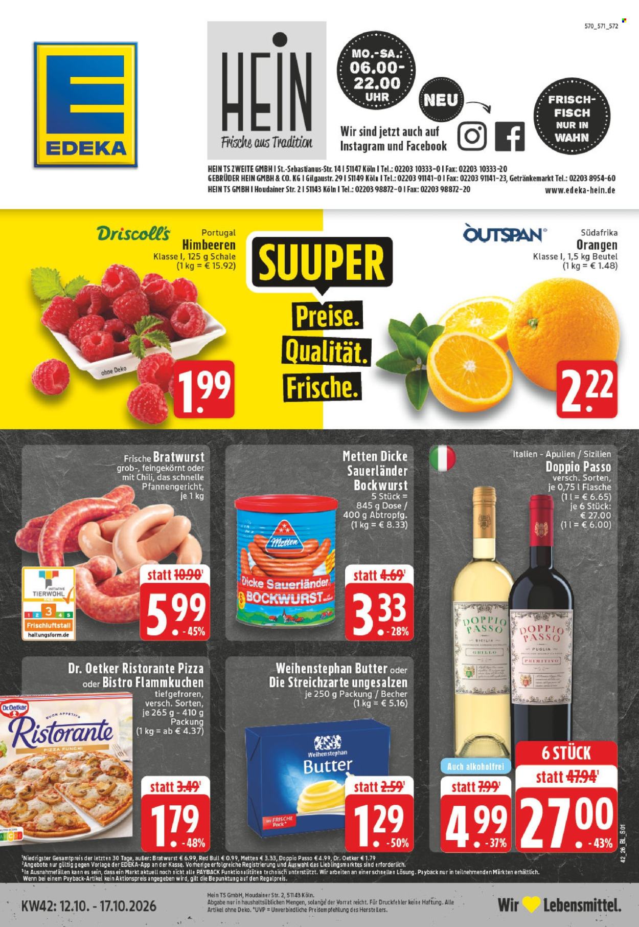 Leták Edeka - 12.10.2026 - 17.10.2026. Strana 1