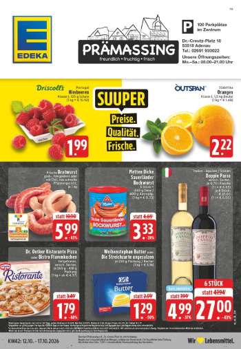Prospekte Edeka - 12.10.2026 - 17.10.2026.