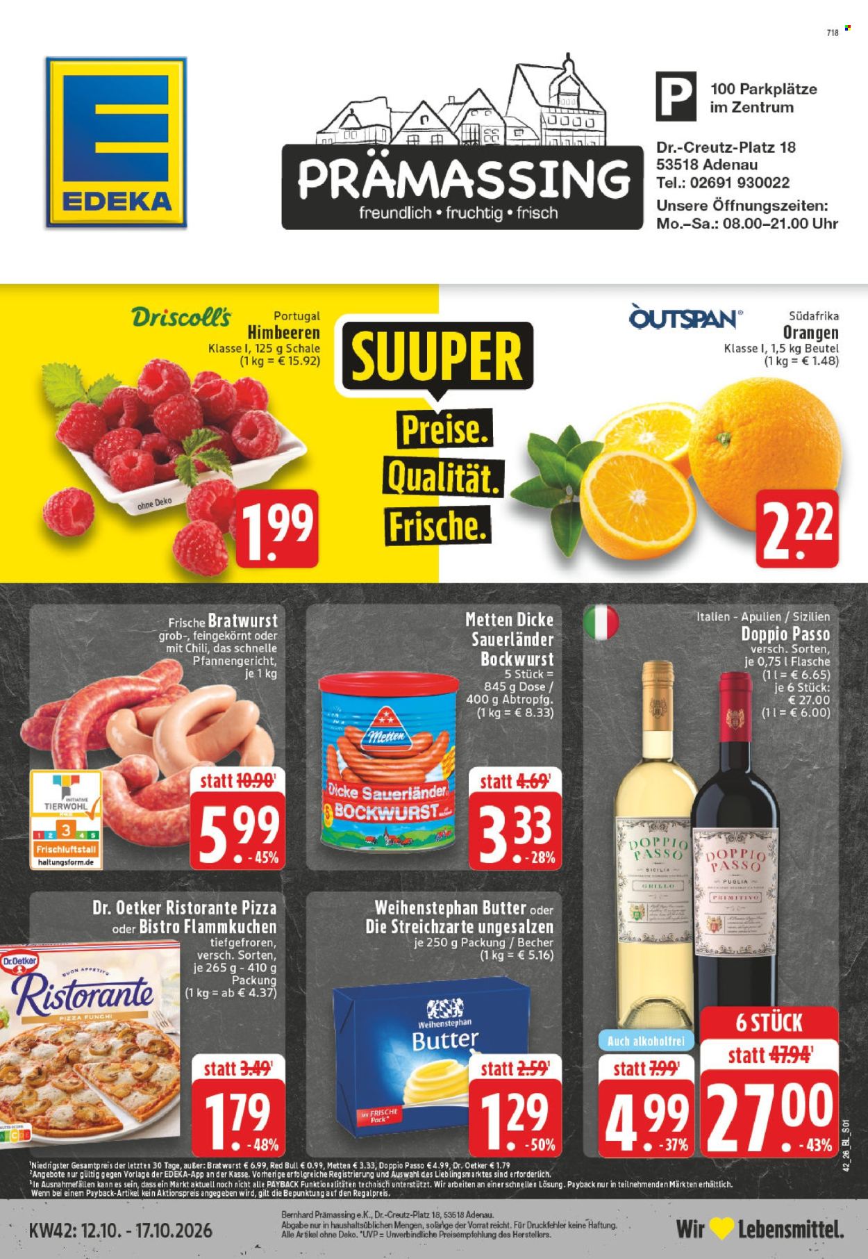 Leták Edeka - 12.10.2026 - 17.10.2026. Strana 1