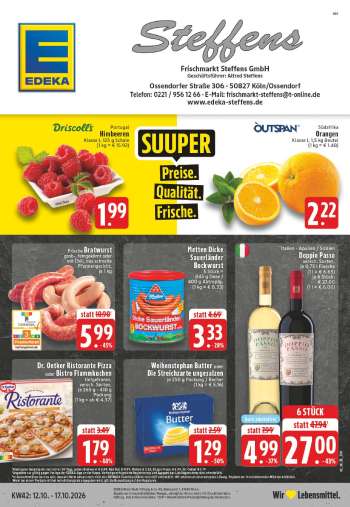 Prospekte Edeka - 12.10.2026 - 17.10.2026.
