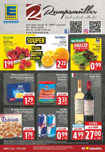 Prospekte Edeka - 12.10.2026 - 17.10.2026.