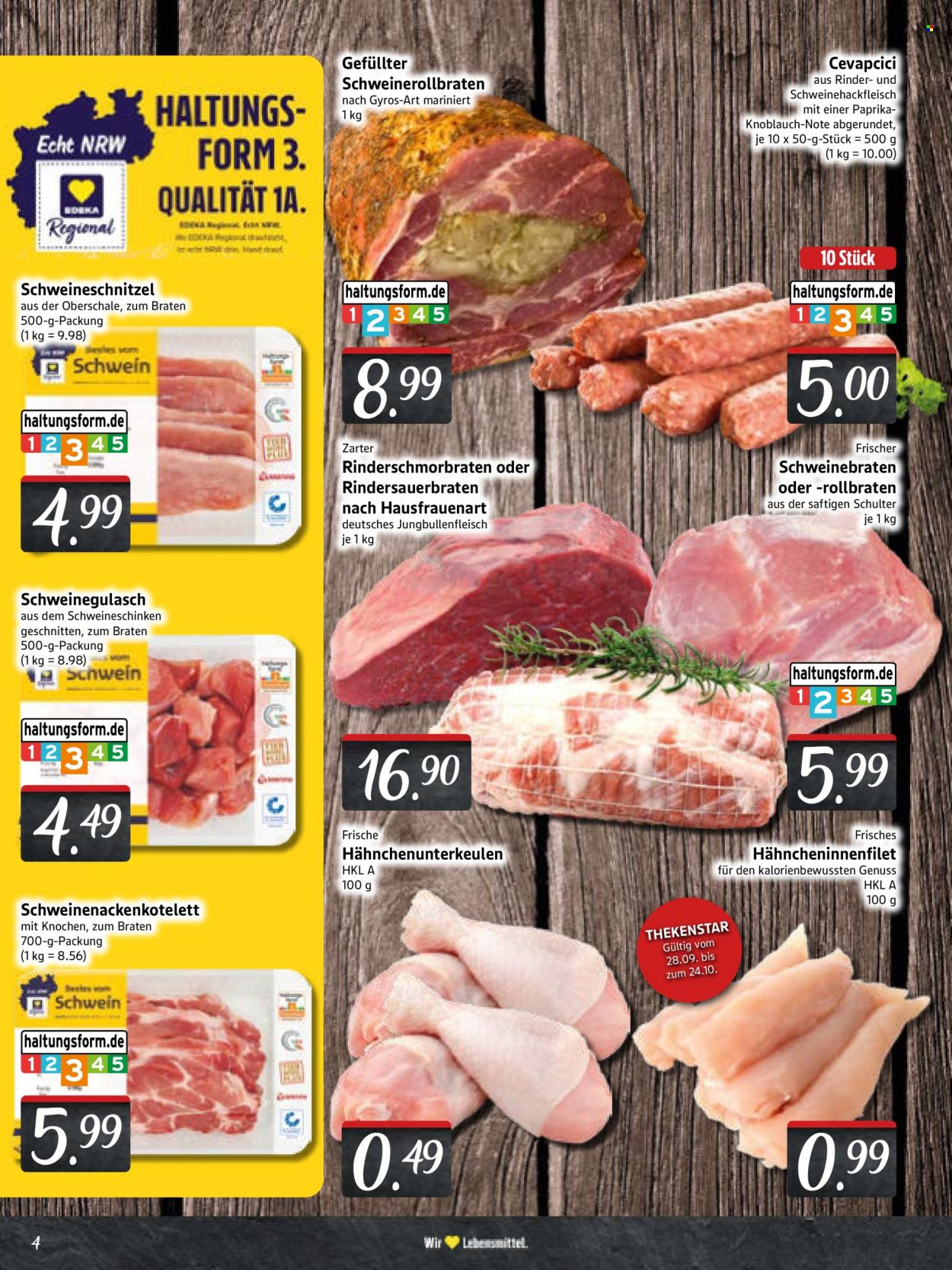Leták Edeka - 12.10.2026 - 17.10.2026. Strana 4