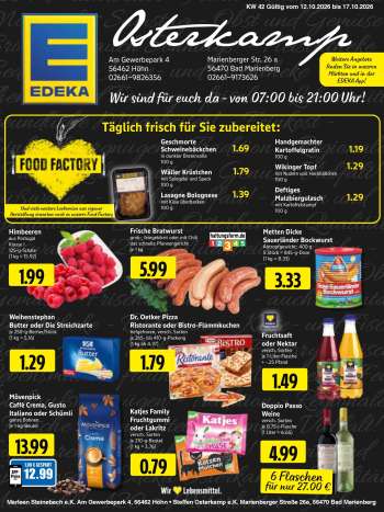 Prospekte Edeka - 12.10.2026 - 17.10.2026.