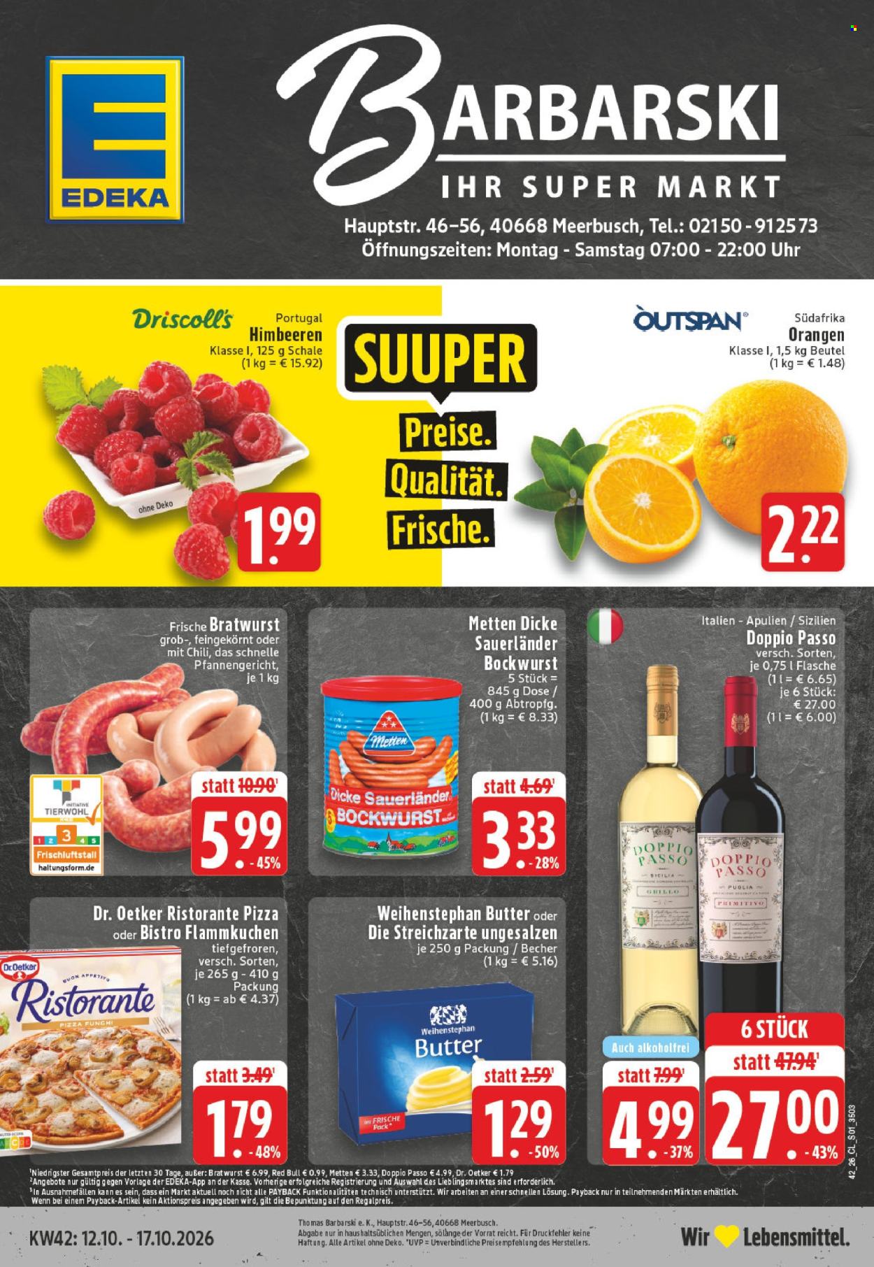 Leták Edeka - 12.10.2026 - 17.10.2026. Strana 1