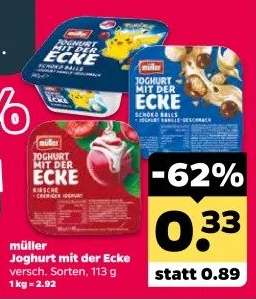 MÜLLER Joghurt mit der Ecke
