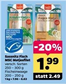 Sassnitz Fisch MSC Matjesfilet
