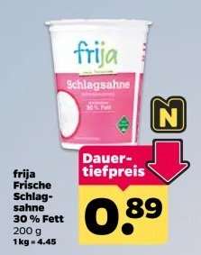 frija Frische Schlagsahne 30 % Fett*