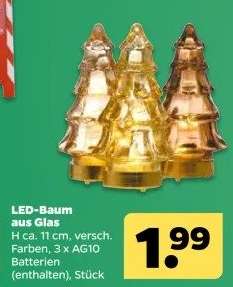 LED-Baum aus Glas