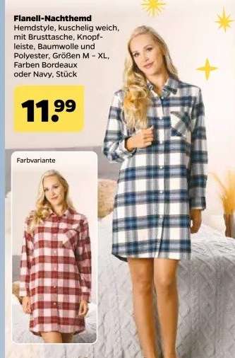 Flanell-Nachthemd