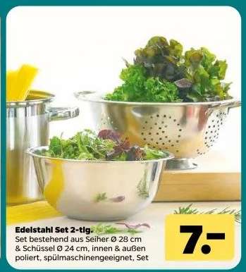 Edelstahl Set 2-tlg