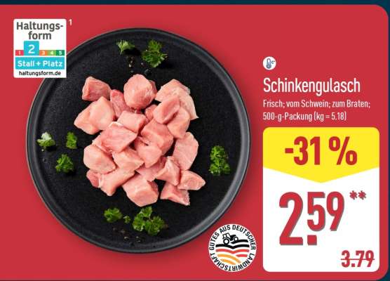 Schinkengulasch