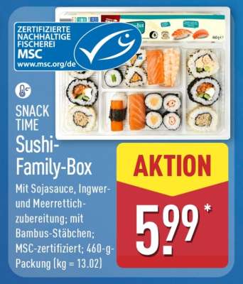 SNACK TIME Sushi-Family-Box