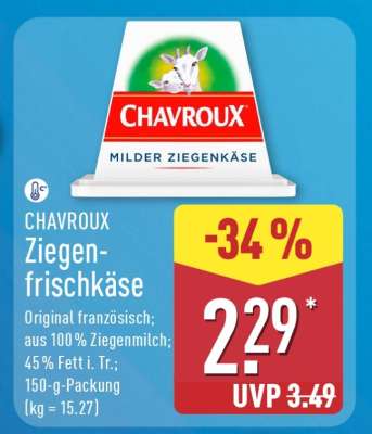 CHAVROUX Ziegenfrischkäse