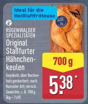 RÜGENWALDER SPEZIALITÄTEN Original Staßfurter Hähnchenkeulen