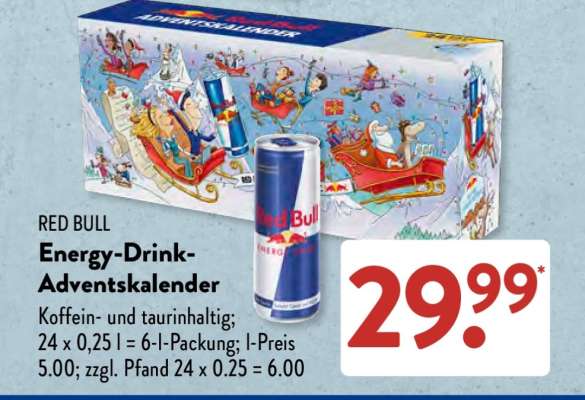 Red Bull Energy-Drink-Adventskalender