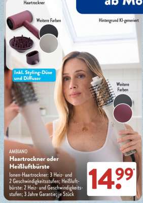 AMBIANO Haartrockner oder Heißluftbürste