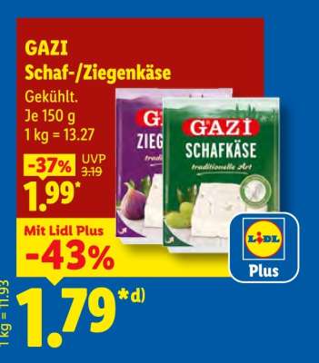 GAZI Schaf-/Ziegenkäse