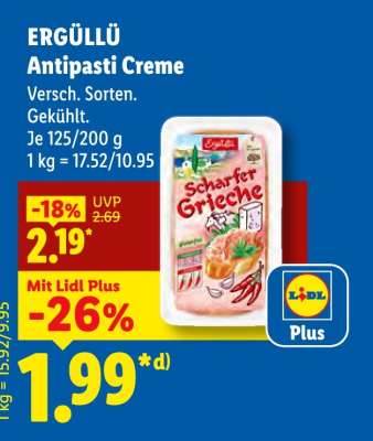 ERGÜLLÜ Antipasti Creme