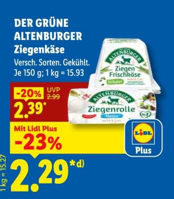 DER GRÜNE ALTENBURGER Ziegenkäse