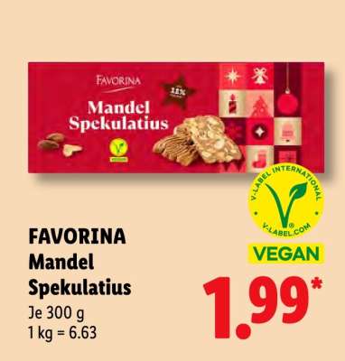 Favorina Mandel Spekulatius