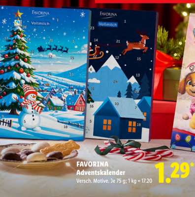 Favorina Adventskalender