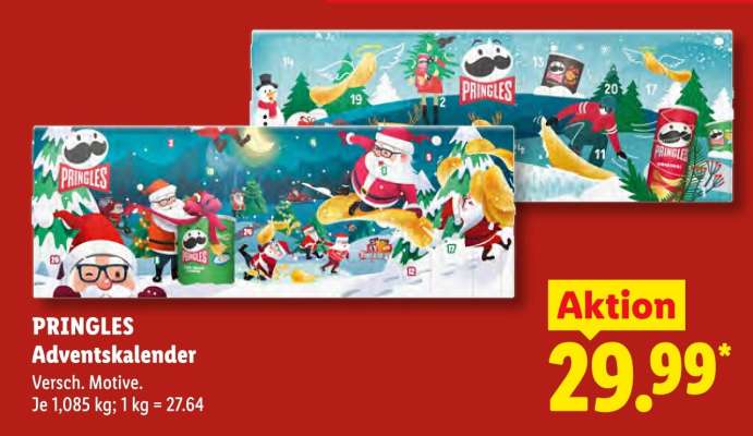 Pringles Adventskalender
