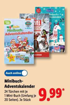 Minibuch-Adventskalender