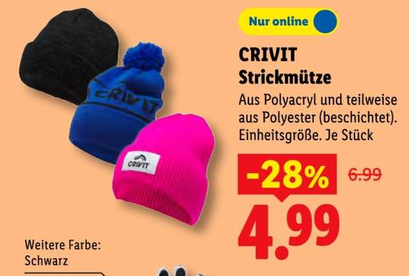 Crivit Strickmütze