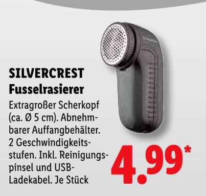SILVERCREST Fusselrasierer