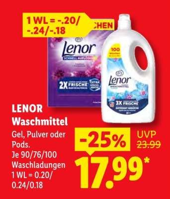 Lenor Waschmittel*